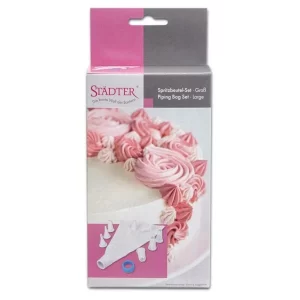 Städter Spritzbeutel Garniertüllen & Spritzbeutel Groß Set, 9-teilig 12