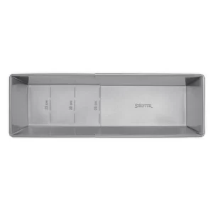 Städter Backform Kastenform 20-35 X 10,5 Cm / H 7 Cm Silber Auszieh 2.100 Ml 13