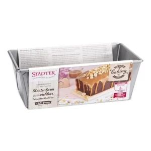 Städter Backform Kastenform 20-35 X 10,5 Cm / H 7 Cm Silber Auszieh 2.100 Ml 11