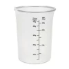 Städter Backhelfer Messbecher ø 10 Cm / H 12,5 Cm Transparent Silikon 500 Ml 2
