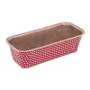 Städter Papierform Kastenform 17,5 X 7 Cm / H 5 Cm Rot Mini 6 Stück 500 Ml 16