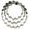 Städter Ausstechform Ring ø 3,5 / 5 / 6 Cm Gewellt Set, 3-teilig 11