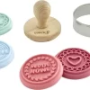 Lurch Keksstempel Set Home 6teilig Pastel Mix 13