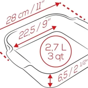 Appolia Auflaufform Quadratisch In Ecru 21 Cm / 1,1 Liter 37
