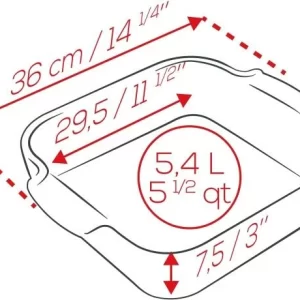 Appolia Auflaufform Quadratisch In Blau 21 Cm / 1,1 Liter 33