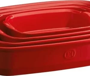 Emile Henry Gratinform Ultime Rechteckig In Granatapfel 22 X 14,5 X 6,5 Cm 22