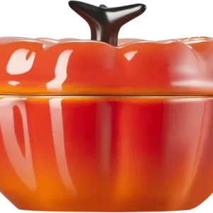 Le Creuset Kürbisförmchen Mit Deckel In Ofenrot 13