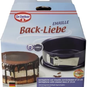 Dr. Oetker Springform Mit Emaille-Servierboden Back-Liebe 18 Cm 13